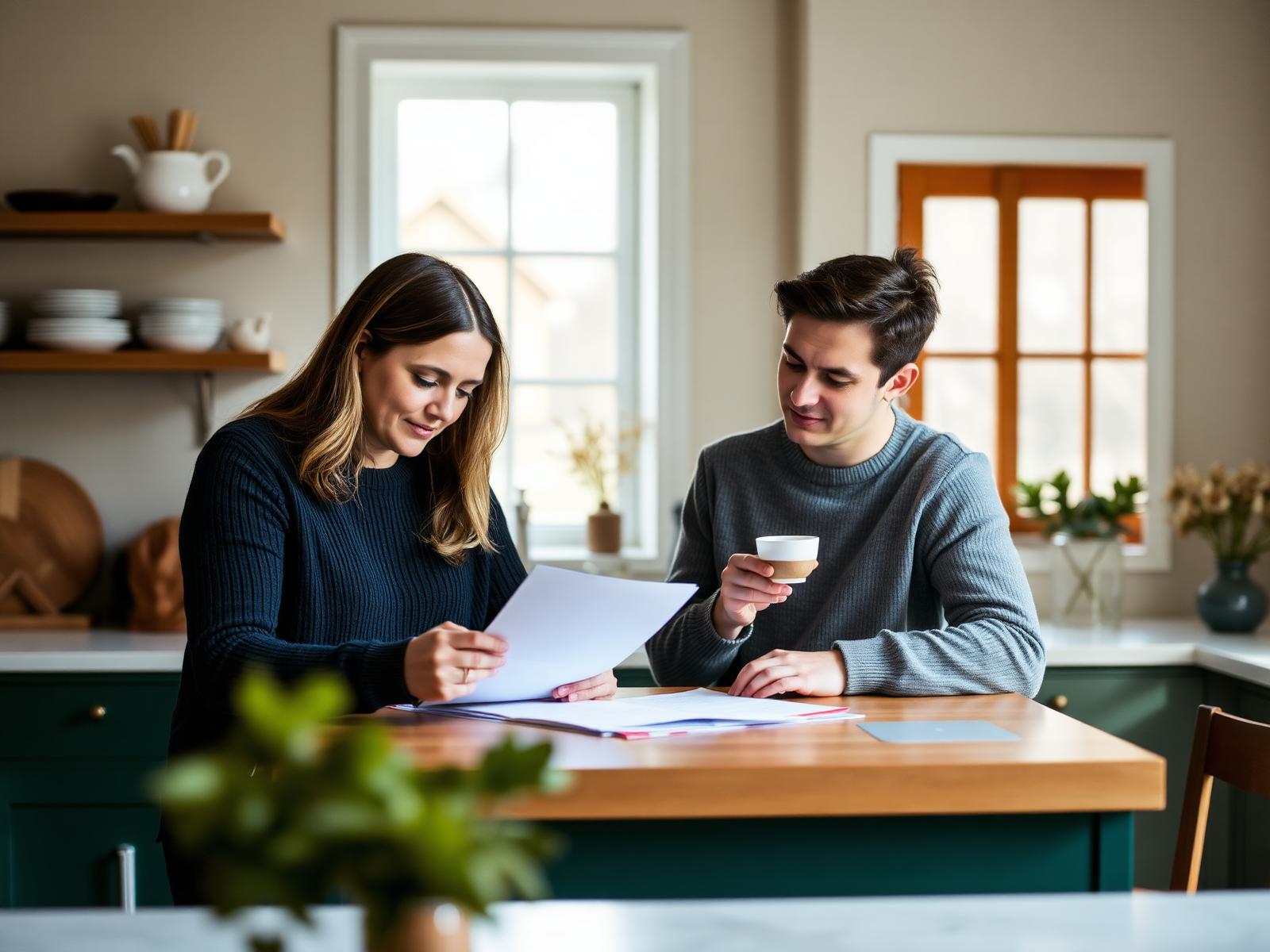 A friendly conversation about mortgage options at home